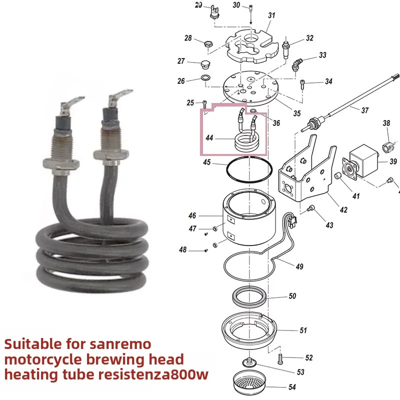 Подходит для локомотива Sanremo CafeRacer, кофемашина, заварочная головка, уплотнительное кольцо, нагревательная трубка, аксессуары для нагревательного проволоки 
Подходит для локомотива Sanremo CafeRacer, кофемашина, заварочная головка, уплотнительное кольцо, нагревательная трубка, аксессуары для нагревательного проволоки
