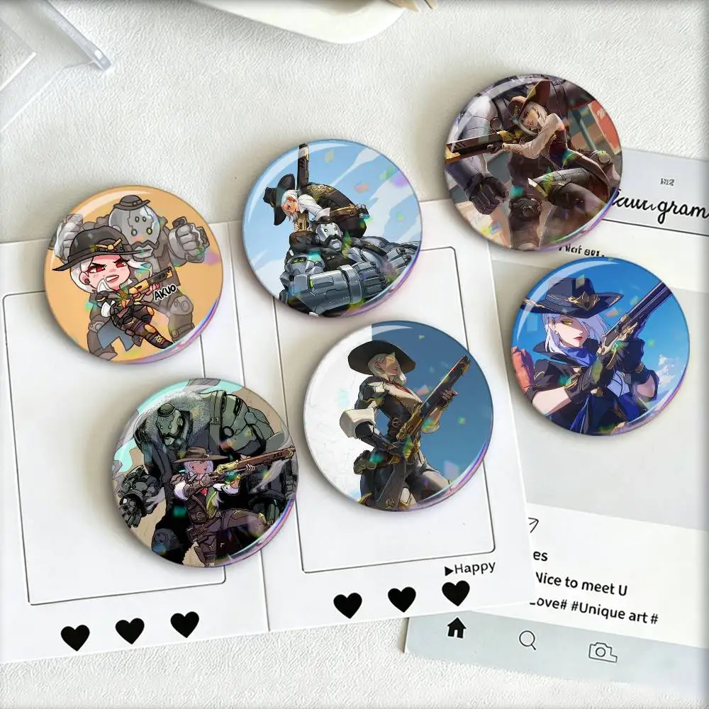 Ashe Bob O-Overwatch Game Laser Badge Applicable For Backpack Clothes Hats Decor Creative Accessories
Ashe Bob O-Overwatch Game Laser Badge Applicable For Backpack Clothes Hats Decor Creative Accessories