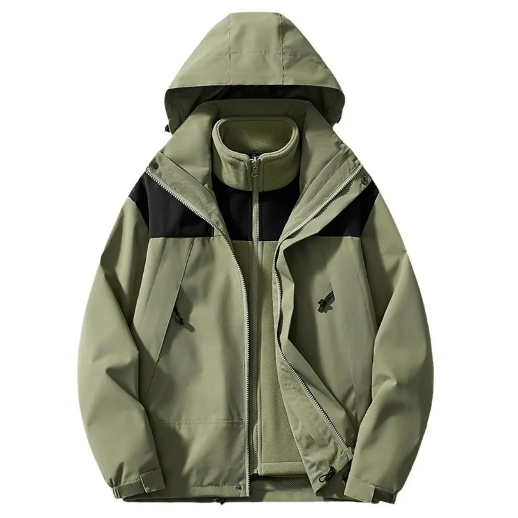 Men's And Women's Three-in-One Detachable Hooded Coat Warm Fashion Sports Outerwear for Autumn Winter Two-Piece
Men's And Women's Three-in-One Detachable Hooded Coat Warm Fashion Sports Outerwear for Autumn Winter Two-Piece