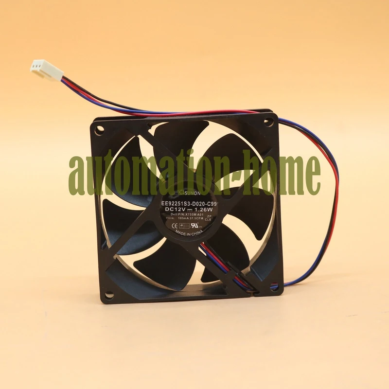 A+for Brand New SUNON 9225 12V 1.26W EE92251S3-D020-C99 3-wire 9CM cooling fan#LJ
A+for Brand New SUNON 9225 12V 1.26W EE92251S3-D020-C99 3-wire 9CM cooling fan#LJ