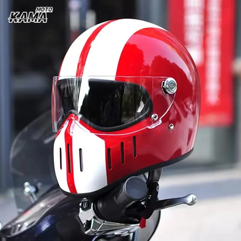 High Strength Fiberglass Japanese Classic Retro Full Face Helmet,for Harley Motorcycle and Cruise Capacete De Motocicleta
High Strength Fiberglass Japanese Classic Retro Full Face Helmet,for Harley Motorcycle and Cruise Capacete De Motocicleta