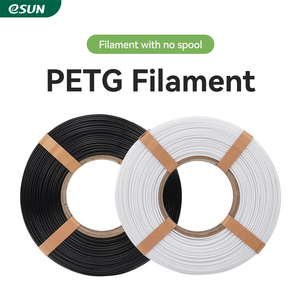 eSUN PETG 3D Filament With no Spool 1.75MM 1KG 2.2LBS PETG 3D Printer Filament For Bambu Lab PETG 3D Printing Filament Black
eSUN PETG 3D Filament With no Spool 1.75MM 1KG 2.2LBS PETG 3D Printer Filament For Bambu Lab PETG 3D Printing Filament Black