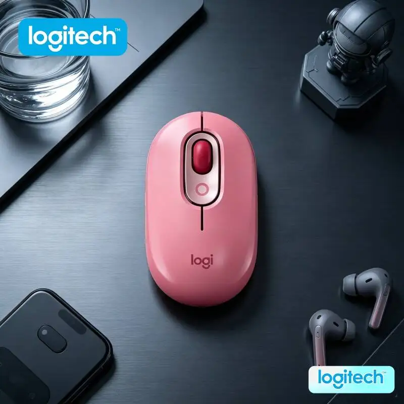 Портативная мышь Logitech M350 POP Bluetooth USB с 90% шумоподавлением и 18-месячным сроком службы батареи для семейных поездок, отдыха и работы
Портативная мышь Logitech M350 POP Bluetooth USB с 90% шумоподавлением и 18-месячным сроком службы батареи для семейных поездок, отдыха и работы