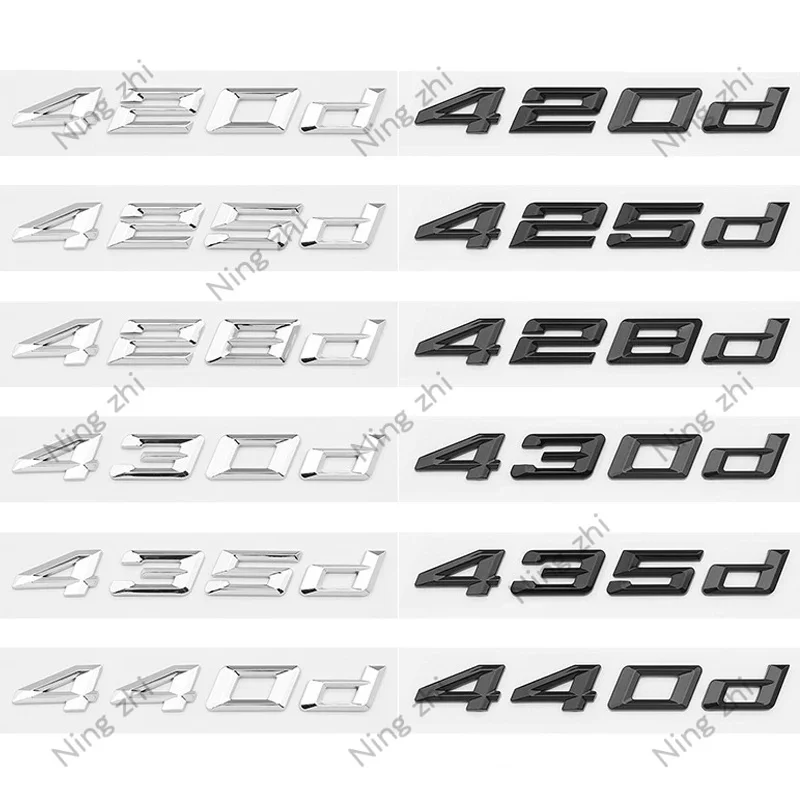 Old Numbers Letters 420d 425d 428d 430d 435d 440d Top ABS Emblem for 4 Series Car Trunk Nameplate Logo Sticker
Old Numbers Letters 420d 425d 428d 430d 435d 440d Top ABS Emblem for 4 Series Car Trunk Nameplate Logo Sticker