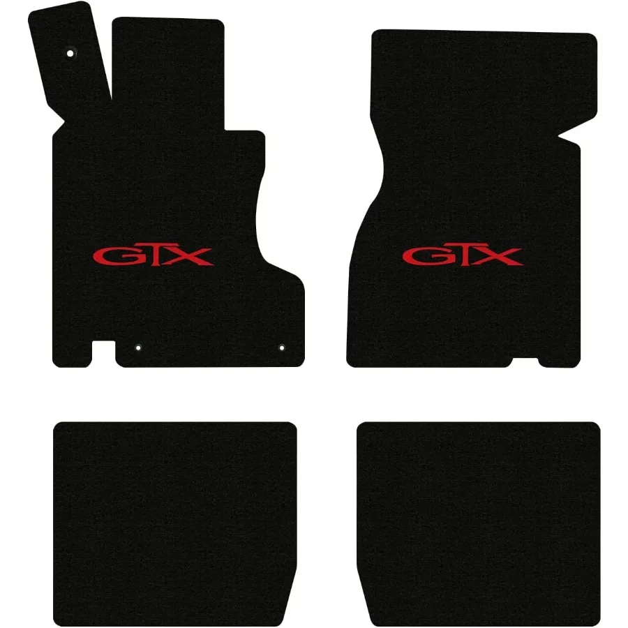 Коврики CustomFit, роскошные автомобильные коврики премиум-класса для Plymouth GTX 19681970, черные с логотипом GTX, разработанные для Enhanc
Коврики CustomFit, роскошные автомобильные коврики премиум-класса для Plymouth GTX 19681970, черные с логотипом GTX, разработанные для Enhanc