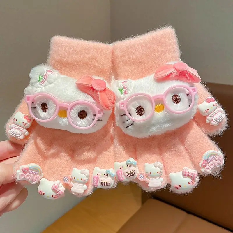 MINISO Sanrio Hello Kitty Kuromi Five Finger Gloves Girl Sweet Manicure Gloves Child Autumn and Winter Thicken Warm Windproof
MINISO Sanrio Hello Kitty Kuromi Five Finger Gloves Girl Sweet Manicure Gloves Child Autumn and Winter Thicken Warm Windproof