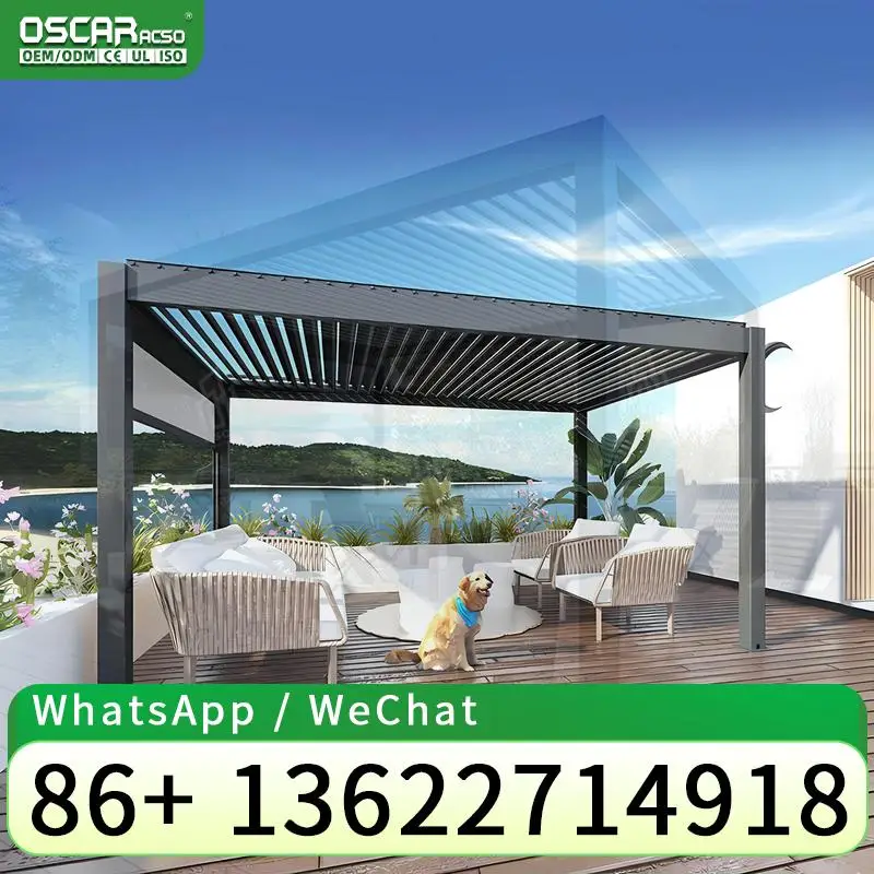 Расширяет пространство, большая жалюзированная беседка с солнцезащитным козырьком, водонепроницаемая, для улицы, патио, сада, заднего двора, беседки 
Расширяет пространство, большая жалюзированная беседка с солнцезащитным козырьком, водонепроницаемая, для улицы, патио, сада, заднего двора, беседки