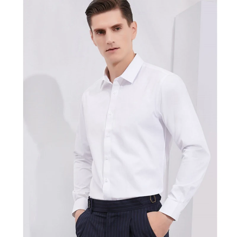 All Seasons Men's Office Business Long Sleeve Shirt Regular Fit Formal Business Social Shirts For Men Luxury Designer Blouse
All Seasons Men's Office Business Long Sleeve Shirt Regular Fit Formal Business Social Shirts For Men Luxury Designer Blouse