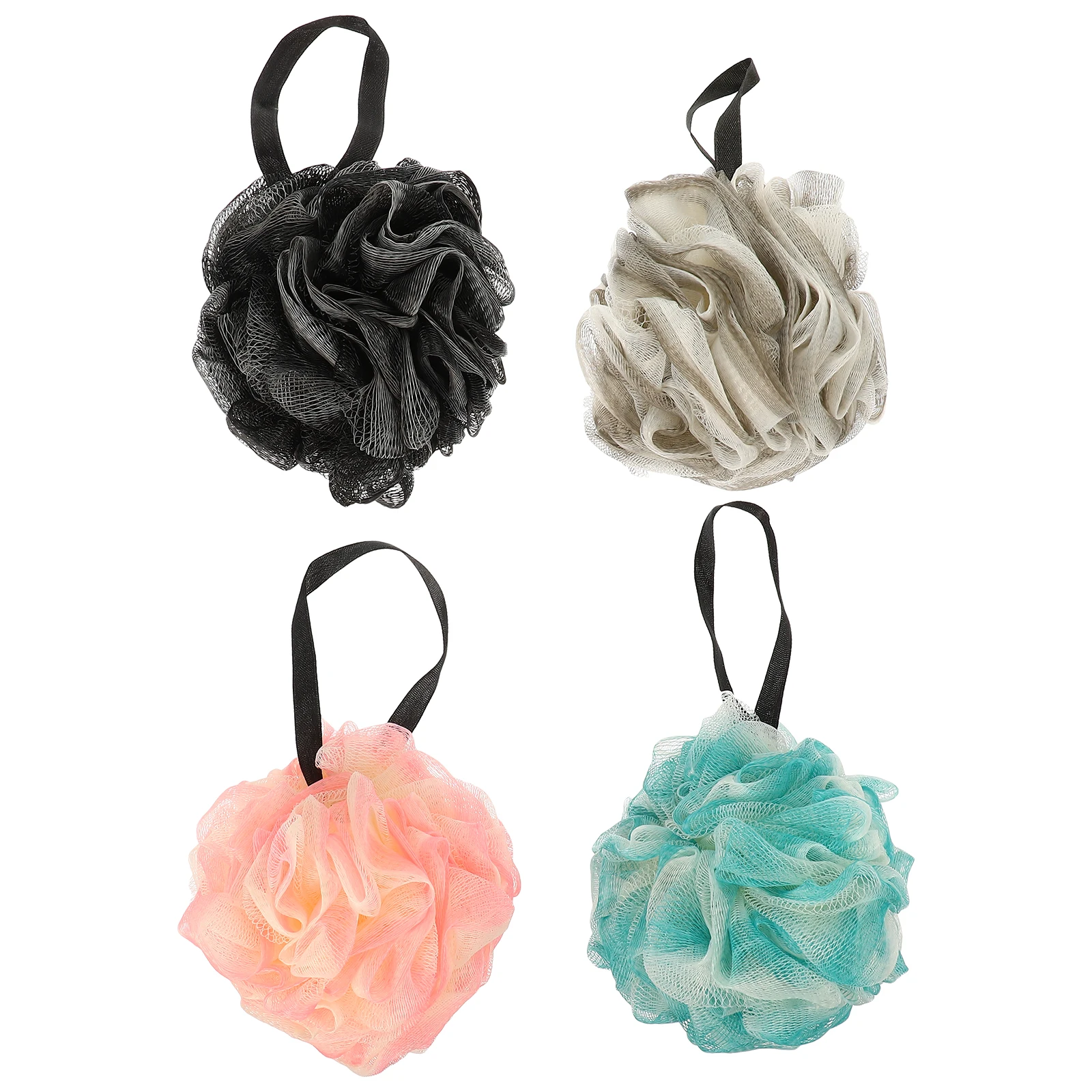 4pcs Bath Ball Exfoliating Body Scrubber For Shower Travel Size Lightweight Loofah Cleans Skin Pores Back Neck Shoulders -
4pcs Bath Ball Exfoliating Body Scrubber For Shower Travel Size Lightweight Loofah Cleans Skin Pores Back Neck Shoulders -