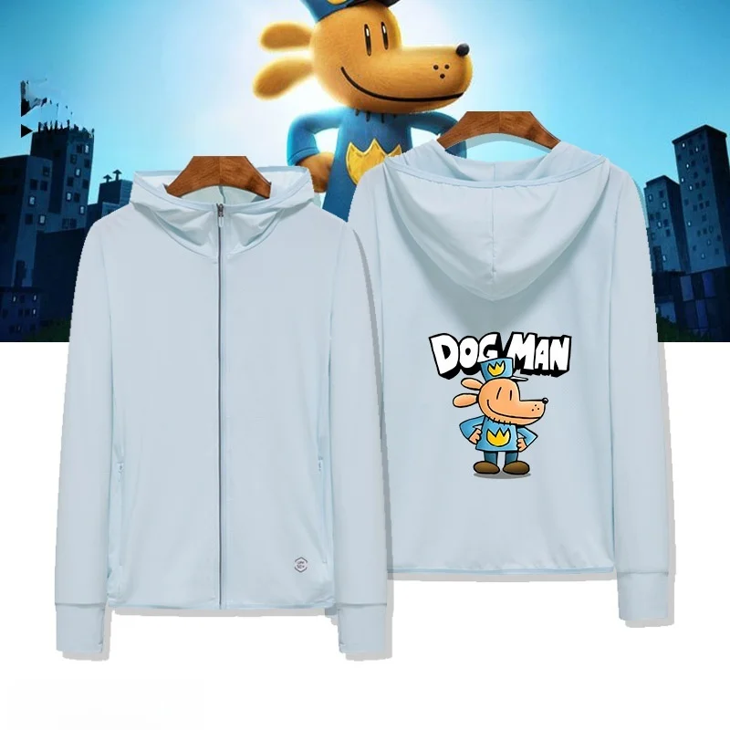 Одежда для защиты от солнца Dogman Cartoon Anime, быстросохнущая одежда из ледяного шелка с длинными рукавами, летняя верхняя одежда для мужчин и женщин, модная свободная одежда
Одежда для защиты от солнца Dogman Cartoon Anime, быстросохнущая одежда из ледяного шелка с длинными рукавами, летняя верхняя одежда для мужчин и женщин, модная свободная одежда