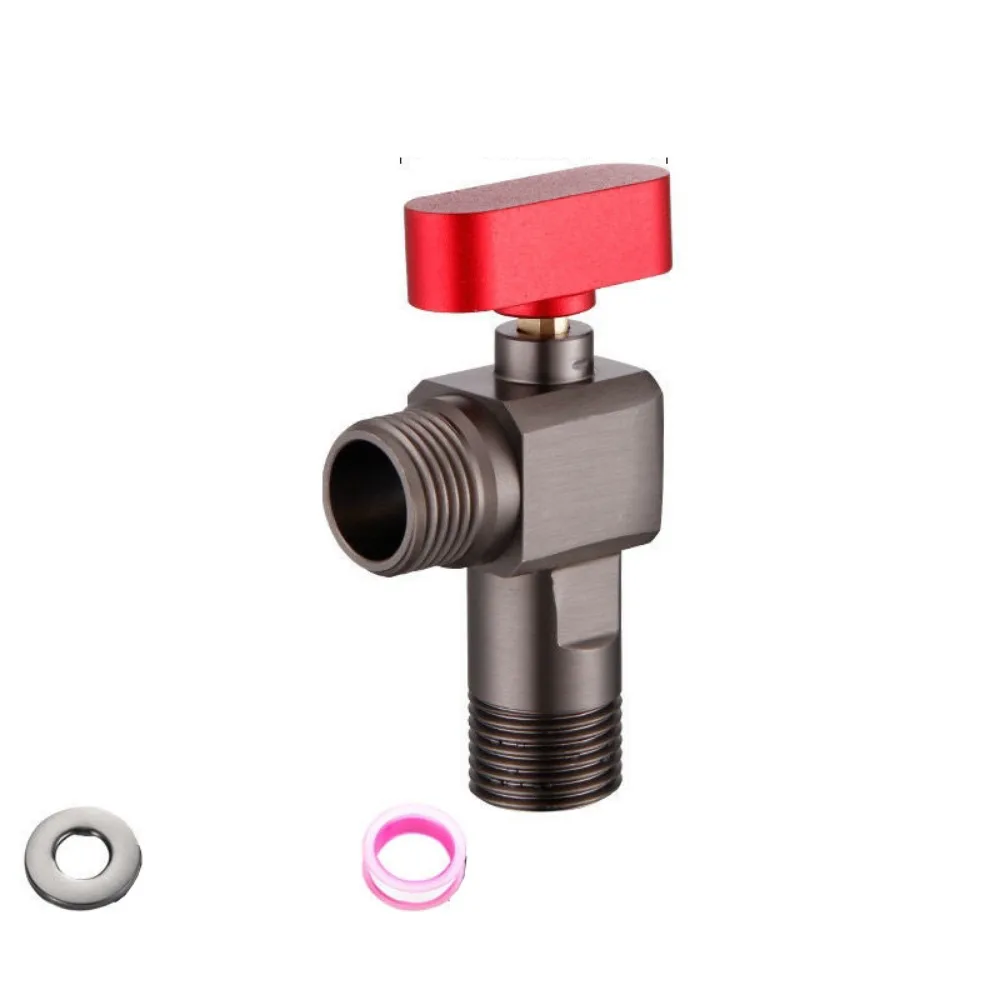 Leak Proof Large Flow Angle Valve Hot and Cold Water Easy Install Bathroom Water Valve 1/2'' Multi-purpose
Leak Proof Large Flow Angle Valve Hot and Cold Water Easy Install Bathroom Water Valve 1/2'' Multi-purpose