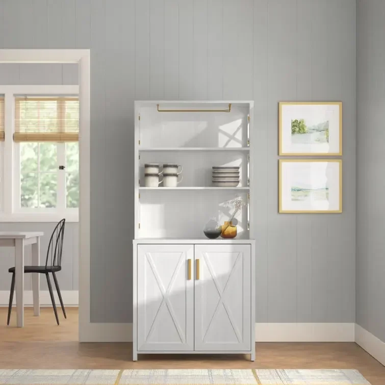 -New Kitchen Pantry Cabinet Buffet with Hutch or Bookcase with Drawers & Shelves for Living Room
-New Kitchen Pantry Cabinet Buffet with Hutch or Bookcase with Drawers & Shelves for Living Room