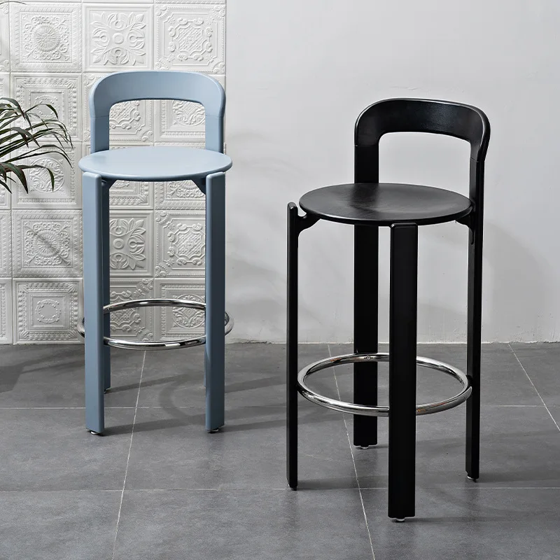 !@Nordic Living Room Furniture Black Cheap bar Stool Bench Wooden bar Chair for Home
!@Nordic Living Room Furniture Black Cheap bar Stool Bench Wooden bar Chair for Home