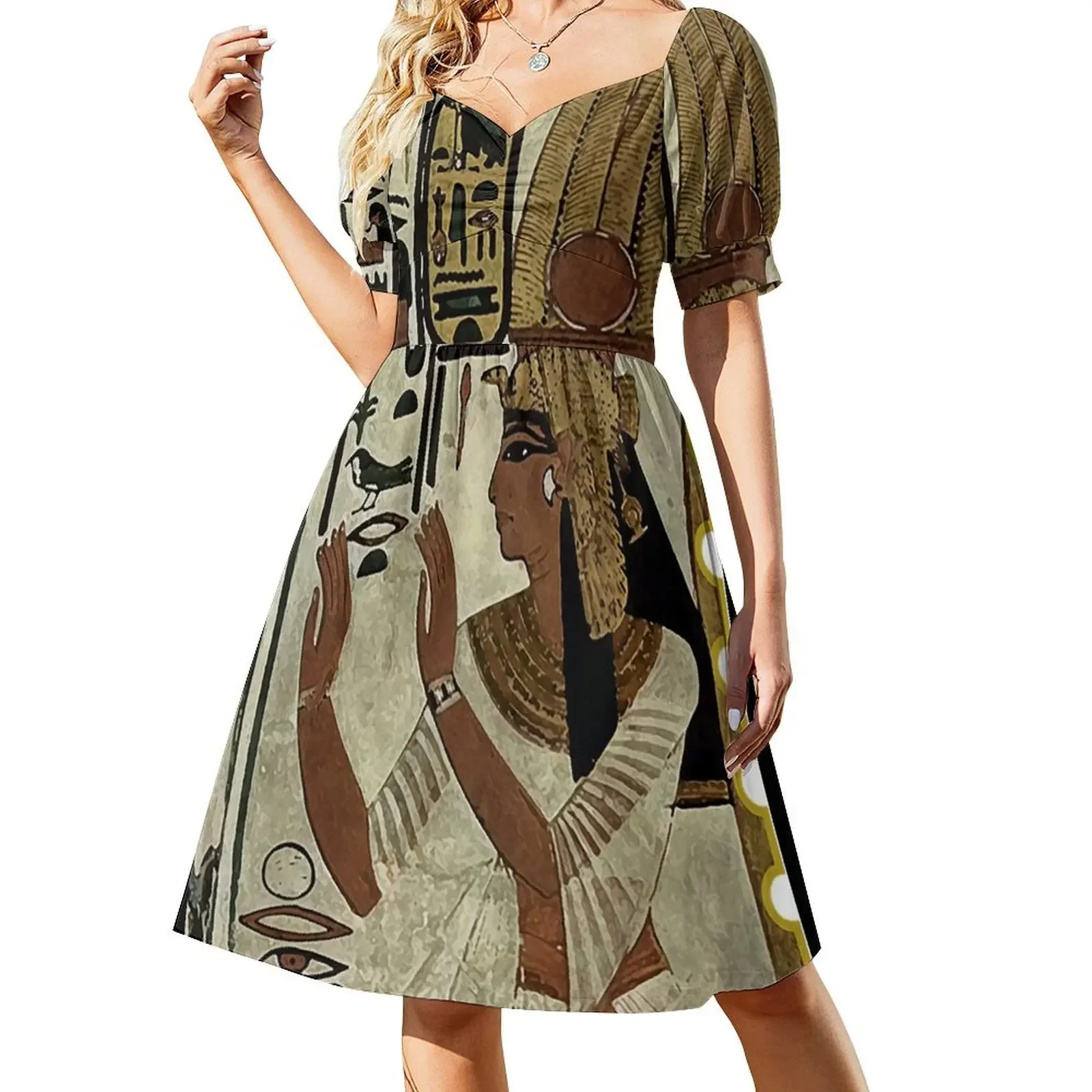 Nefertari Stamp Short-Sleeved Dress summer dress for women 2025 elegant women's dresses for wedding Dress
Nefertari Stamp Short-Sleeved Dress summer dress for women 2025 elegant women's dresses for wedding Dress