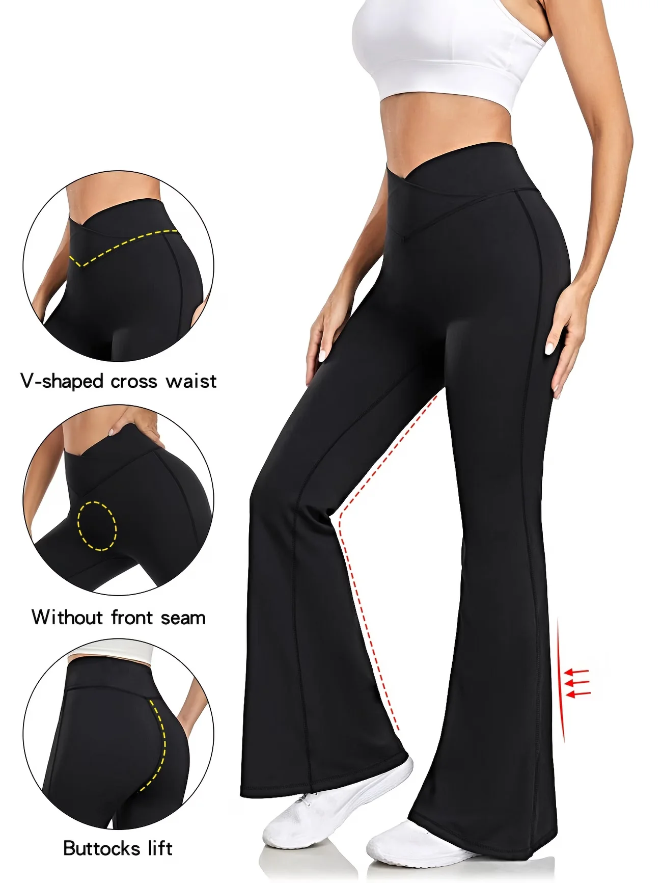 In spring and summer of 2026, women's pants flared pants yoga pants clearance lowest price sports fitness commuter wear.
In spring and summer of 2026, women's pants flared pants yoga pants clearance lowest price sports fitness commuter wear.