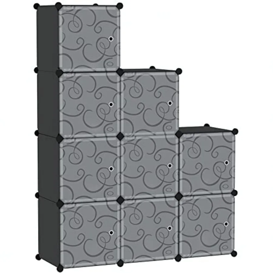 Cube Storage Organizer with Doors 9-Cube Shelves Closet Cabinet DIY Plastic Modular Bookshelf Storage Shelving Ideal for Bedroo
Cube Storage Organizer with Doors 9-Cube Shelves Closet Cabinet DIY Plastic Modular Bookshelf Storage Shelving Ideal for Bedroo