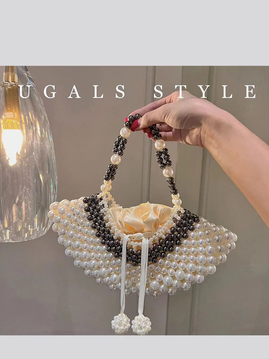 UGALS Retro Handmade Beaded Pearl Fan Phone Bag Fairy Dumpling Handbag Crossbody Bag Soft Polyester No Pocket Water Re...
UGALS Retro Handmade Beaded Pearl Fan Phone Bag Fairy Dumpling Handbag Crossbody Bag Soft Polyester No Pocket Water Re...