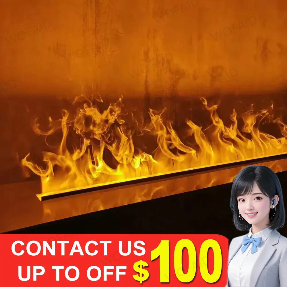 Ventless Electric Fireplace Stoves 3D Flame with Water Vapor chimeneas eléctricos Zero Emissions,No Installation Needed
Ventless Electric Fireplace Stoves 3D Flame with Water Vapor chimeneas eléctricos Zero Emissions,No Installation Needed