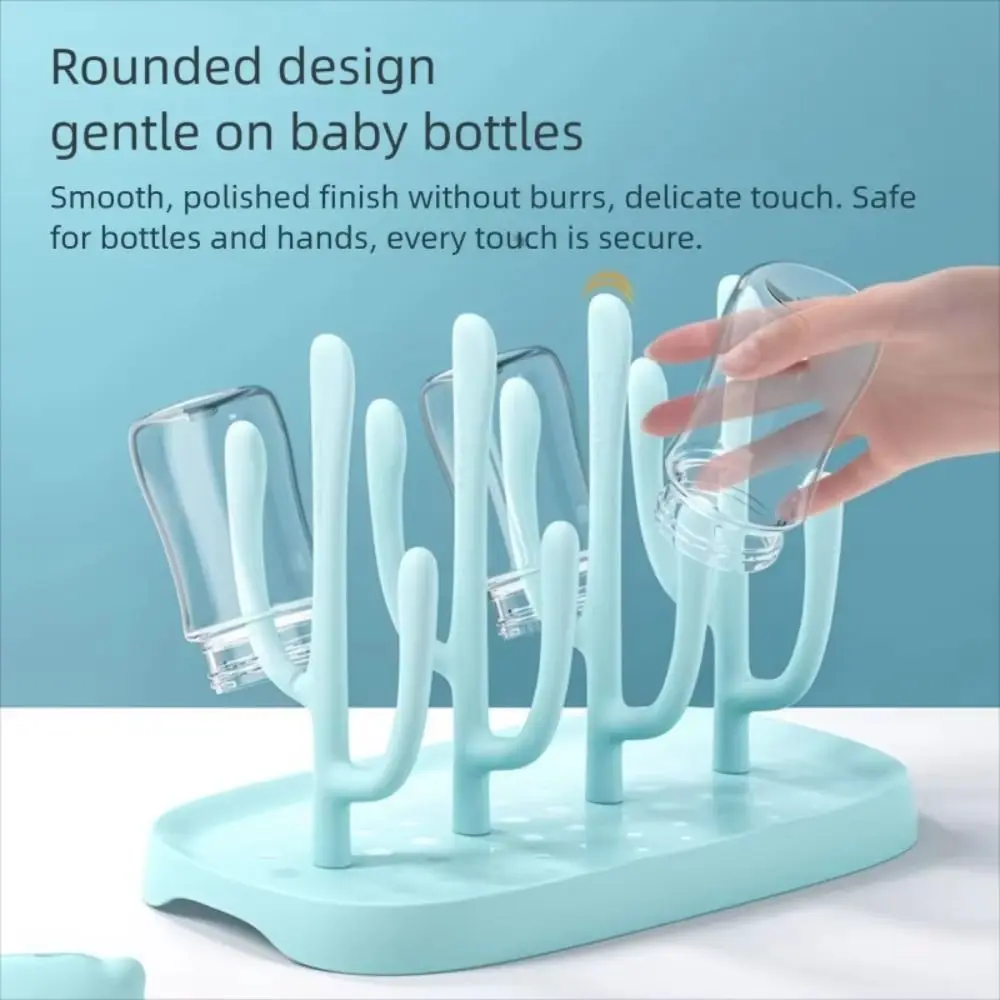High Quality Feeding Bottle Drain Rack Detachable Space-saving Portable Baby Bottle Holder Quick Draining with Drip Water Tray
High Quality Feeding Bottle Drain Rack Detachable Space-saving Portable Baby Bottle Holder Quick Draining with Drip Water Tray