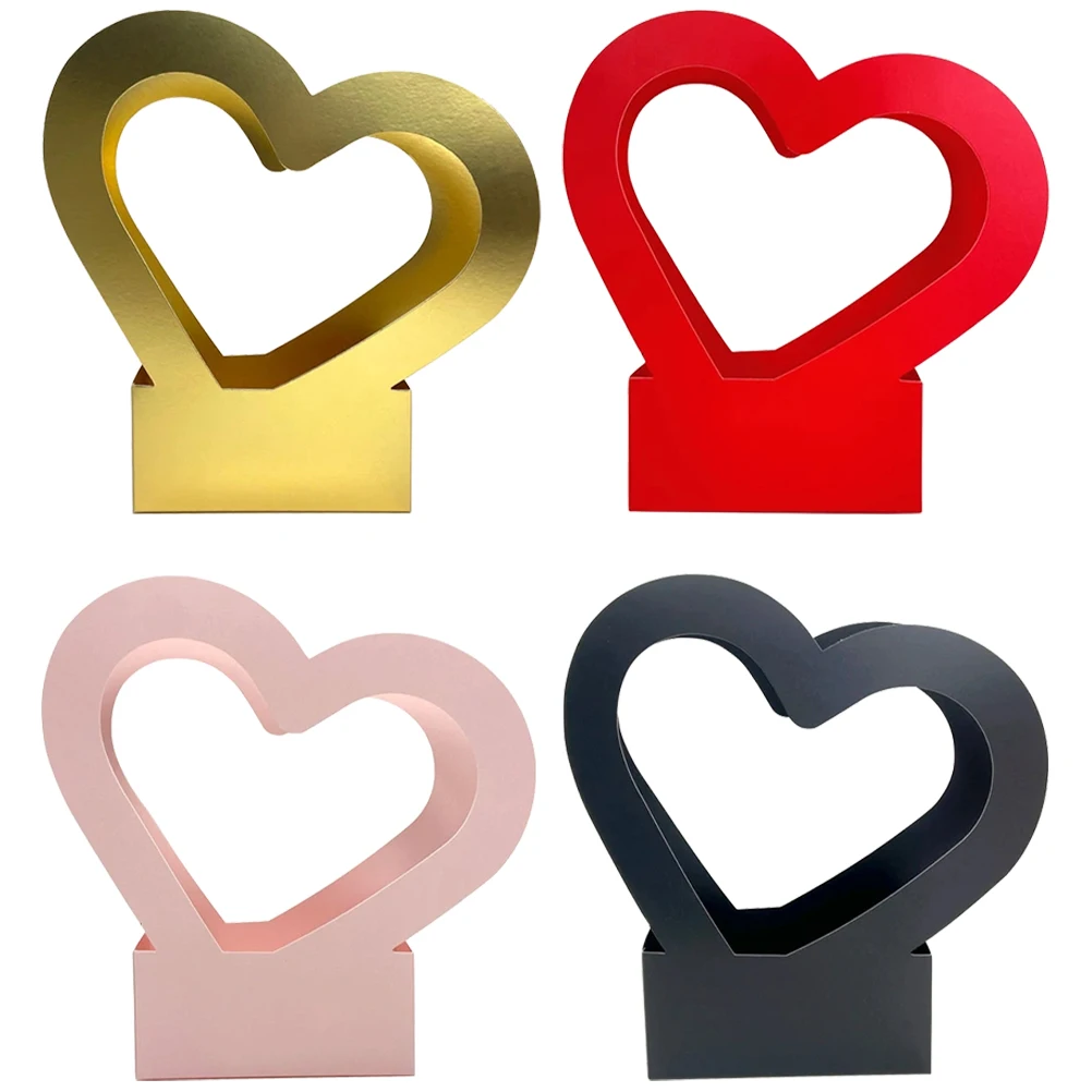 4Pcs Heart Shaped Floral Boxes for Flowers Bouquet Tote Bags Elegant Paperboard Material Wedding Home Florists Valentines Day
4Pcs Heart Shaped Floral Boxes for Flowers Bouquet Tote Bags Elegant Paperboard Material Wedding Home Florists Valentines Day