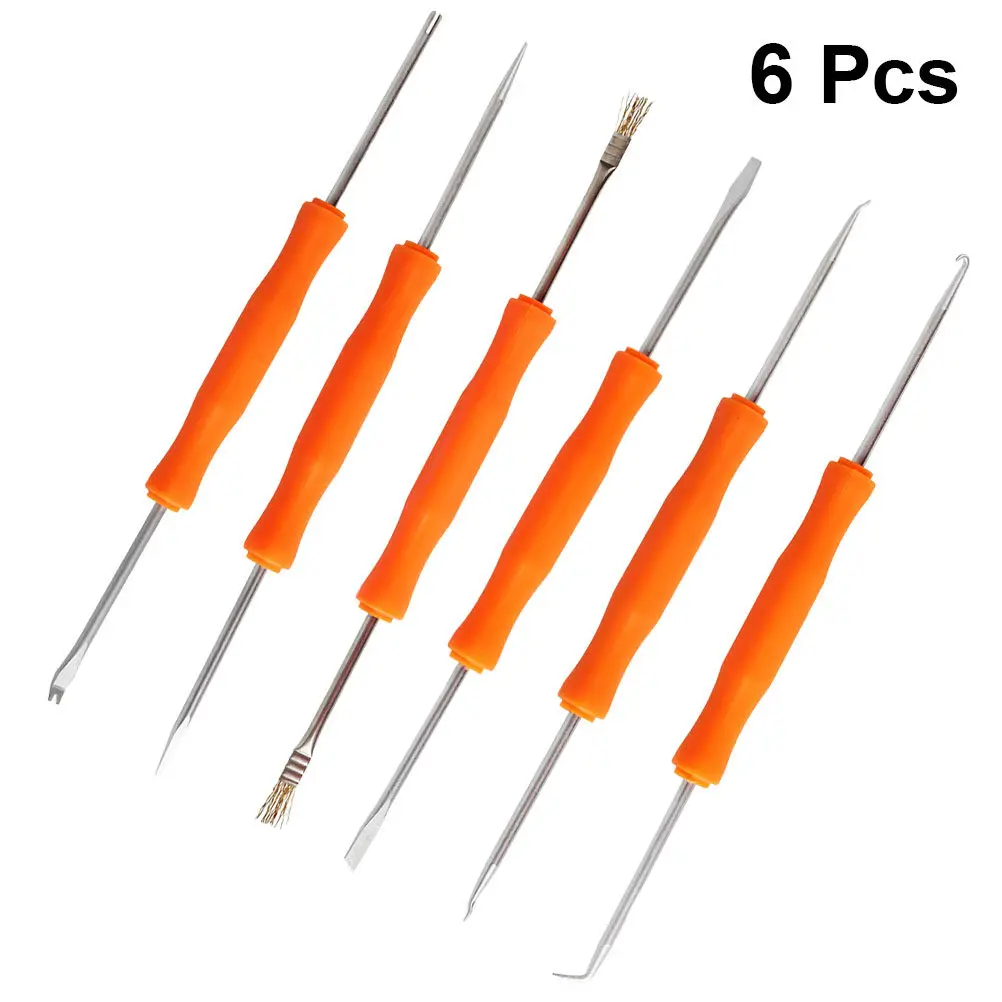 1Pcs 6 in 1 Desoldering Aid Tool Soldering Assist Kit for Pcb Repair Soldering Auxiliary Cleaning Derusting Holding Cutting
1Pcs 6 in 1 Desoldering Aid Tool Soldering Assist Kit for Pcb Repair Soldering Auxiliary Cleaning Derusting Holding Cutting