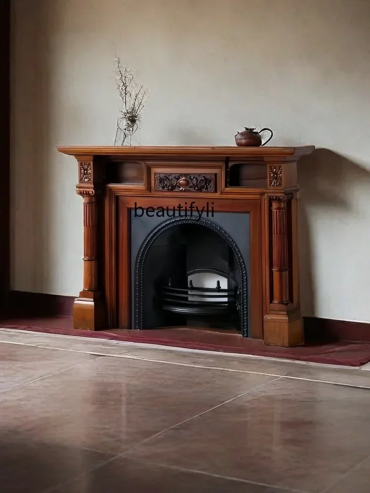 French retro fireplace cabinet American carved rack medieval living room porch cabinet Nordic decorative locker
French retro fireplace cabinet American carved rack medieval living room porch cabinet Nordic decorative locker