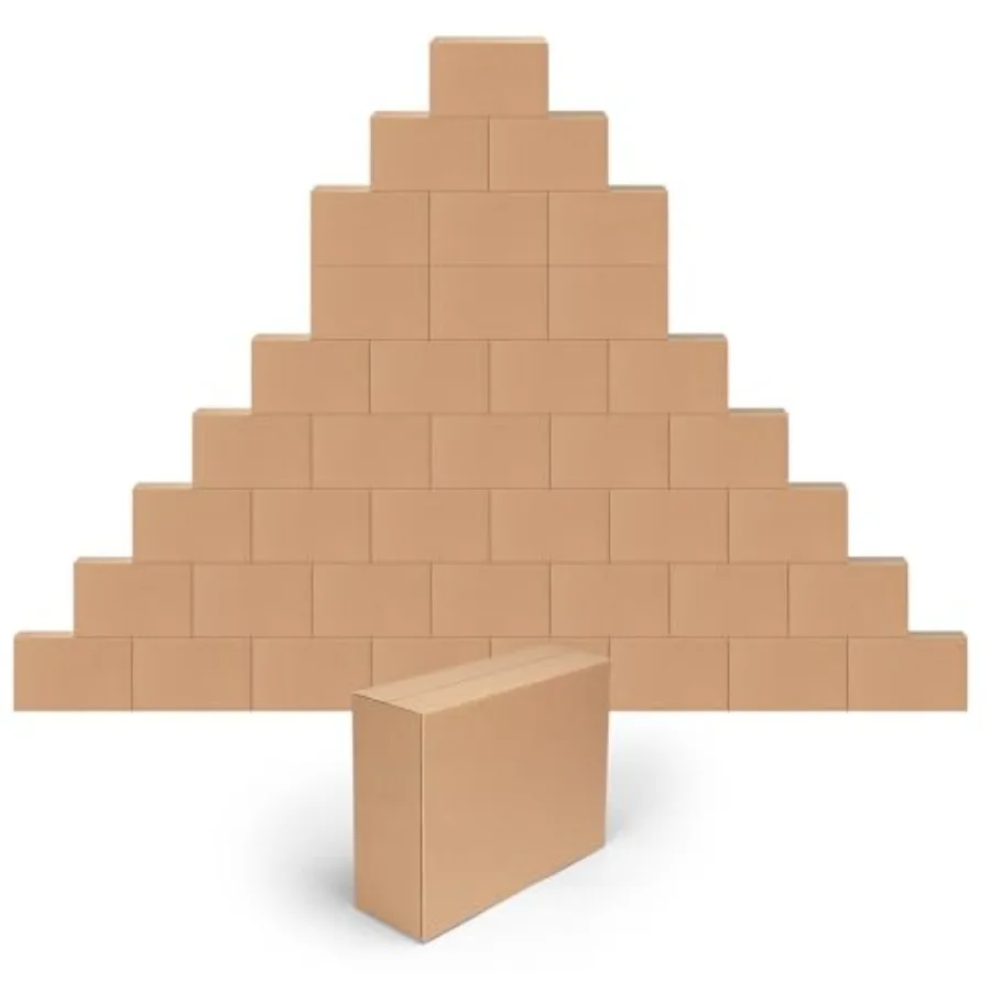 40 Pack 12x9x4 Inch Shipping Boxes Small Cardboard Boxes for Packing Moving Mailing Brown
40 Pack 12x9x4 Inch Shipping Boxes Small Cardboard Boxes for Packing Moving Mailing Brown