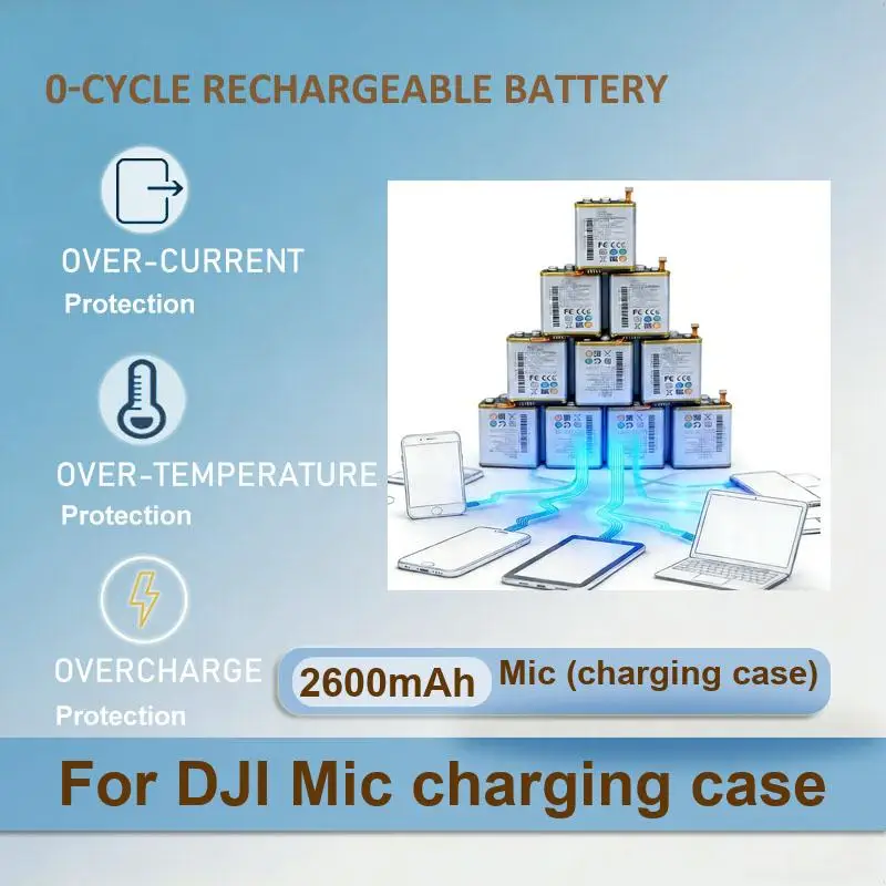 Battery For DJI Mic charging case mini
Battery For DJI Mic charging case mini