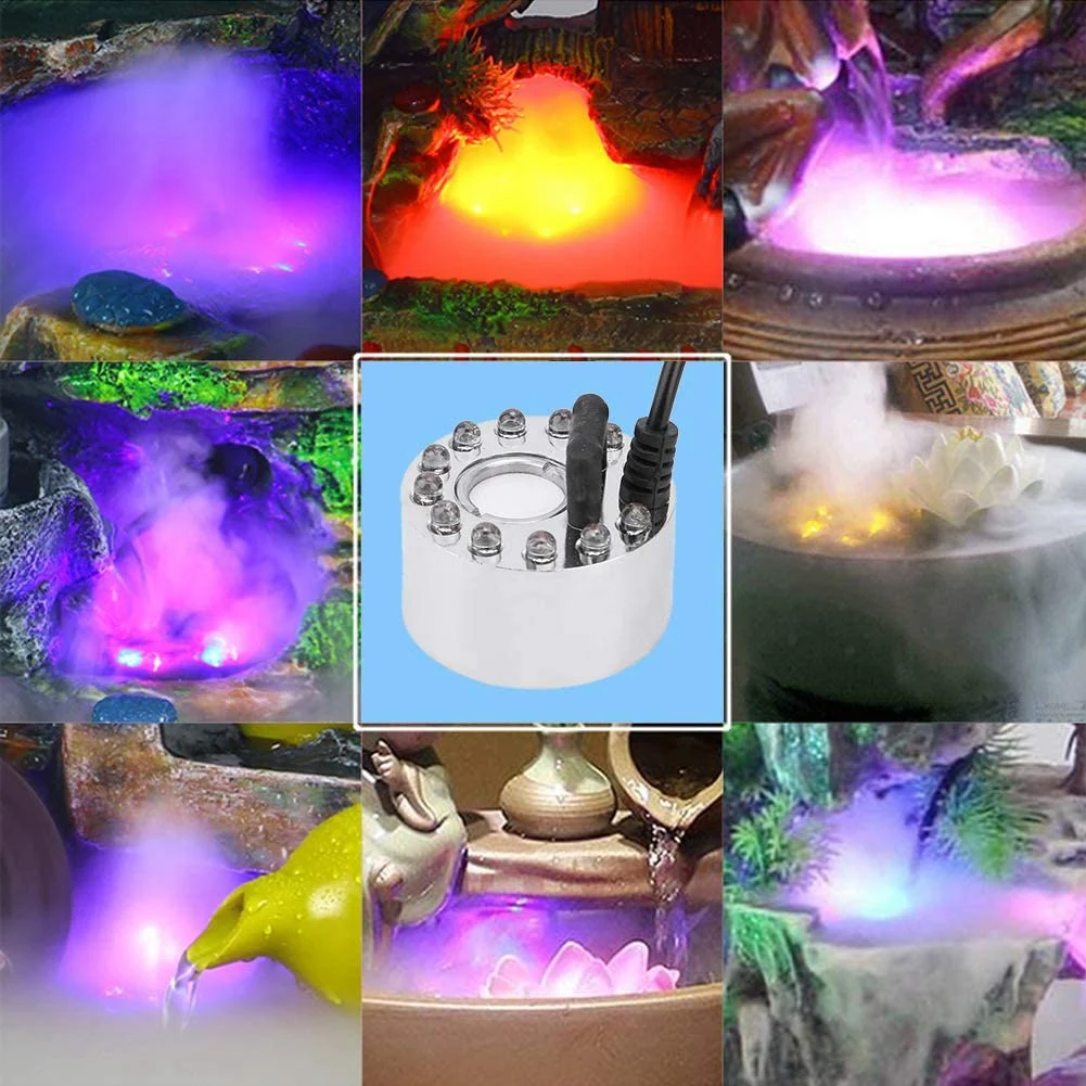 Versatile Fogger Generator,12 LED Lighting Pond Fog Maker Machine Mist Maker Fog Machine Humidifier Landscape Decoration EU Plug
Versatile Fogger Generator,12 LED Lighting Pond Fog Maker Machine Mist Maker Fog Machine Humidifier Landscape Decoration EU Plug