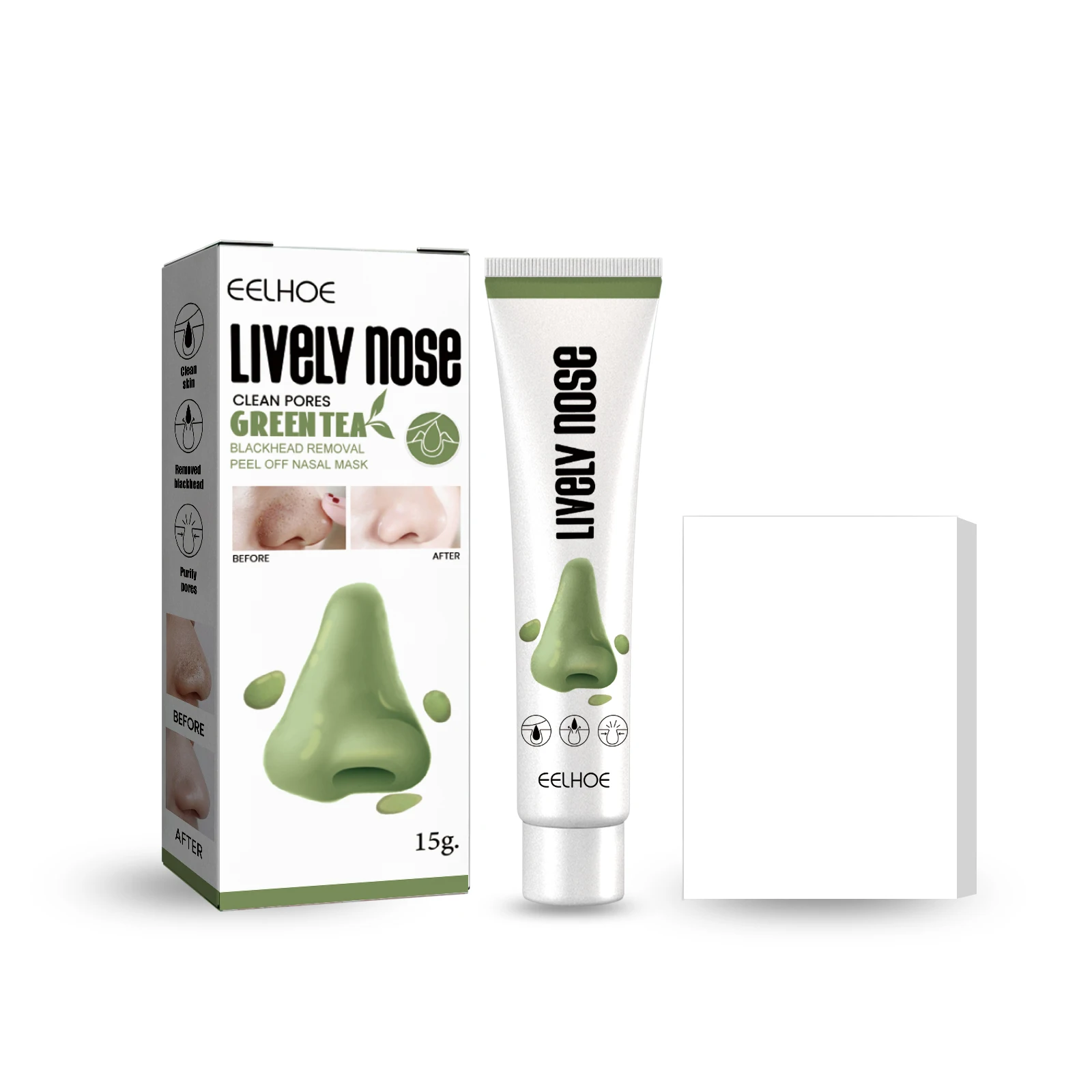Blackhead Remover Nose Mask, Deeply Cleans And Closes Pore Blackheads And Acne Barbs And Nose Remover Mask
Blackhead Remover Nose Mask, Deeply Cleans And Closes Pore Blackheads And Acne Barbs And Nose Remover Mask