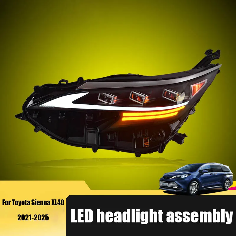 For Toyota Sienna XL40 2021 2022 LED headlight assembly flow turning daytime running light assembly
For Toyota Sienna XL40 2021 2022 LED headlight assembly flow turning daytime running light assembly