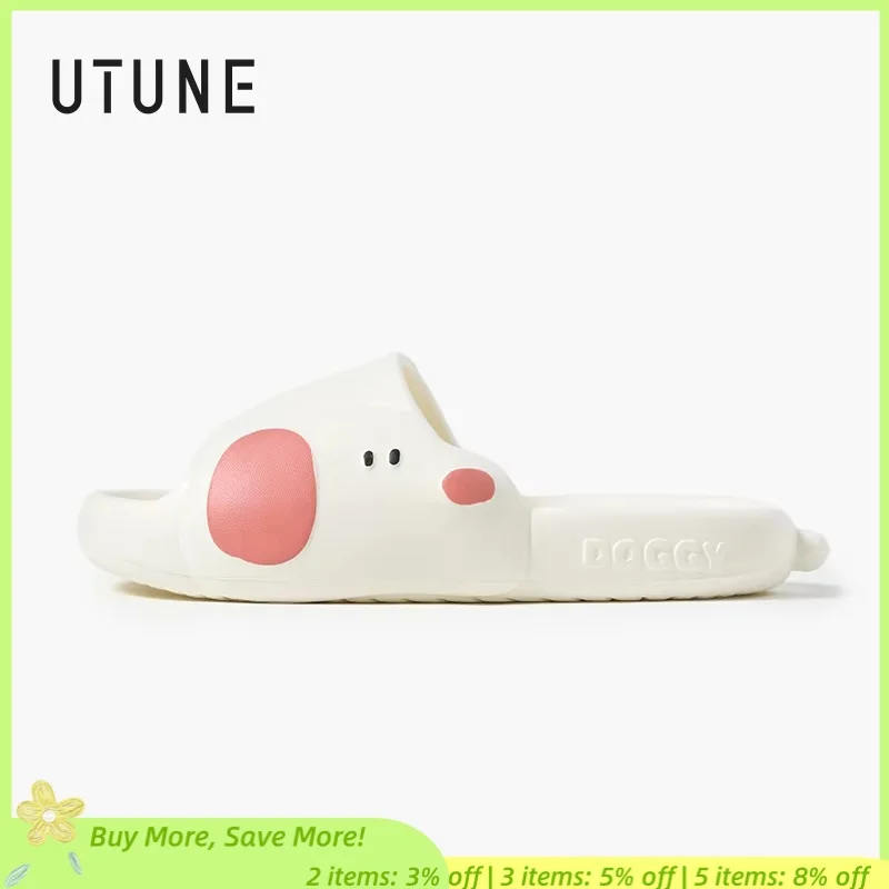 UTUNE Women's Adorable Cartoon Dog Outdoor Slippers Ultra-Soft Ergonomic Non-Slip EVA House Slides for Girls Cozy Comfortable
UTUNE Women's Adorable Cartoon Dog Outdoor Slippers Ultra-Soft Ergonomic Non-Slip EVA House Slides for Girls Cozy Comfortable
