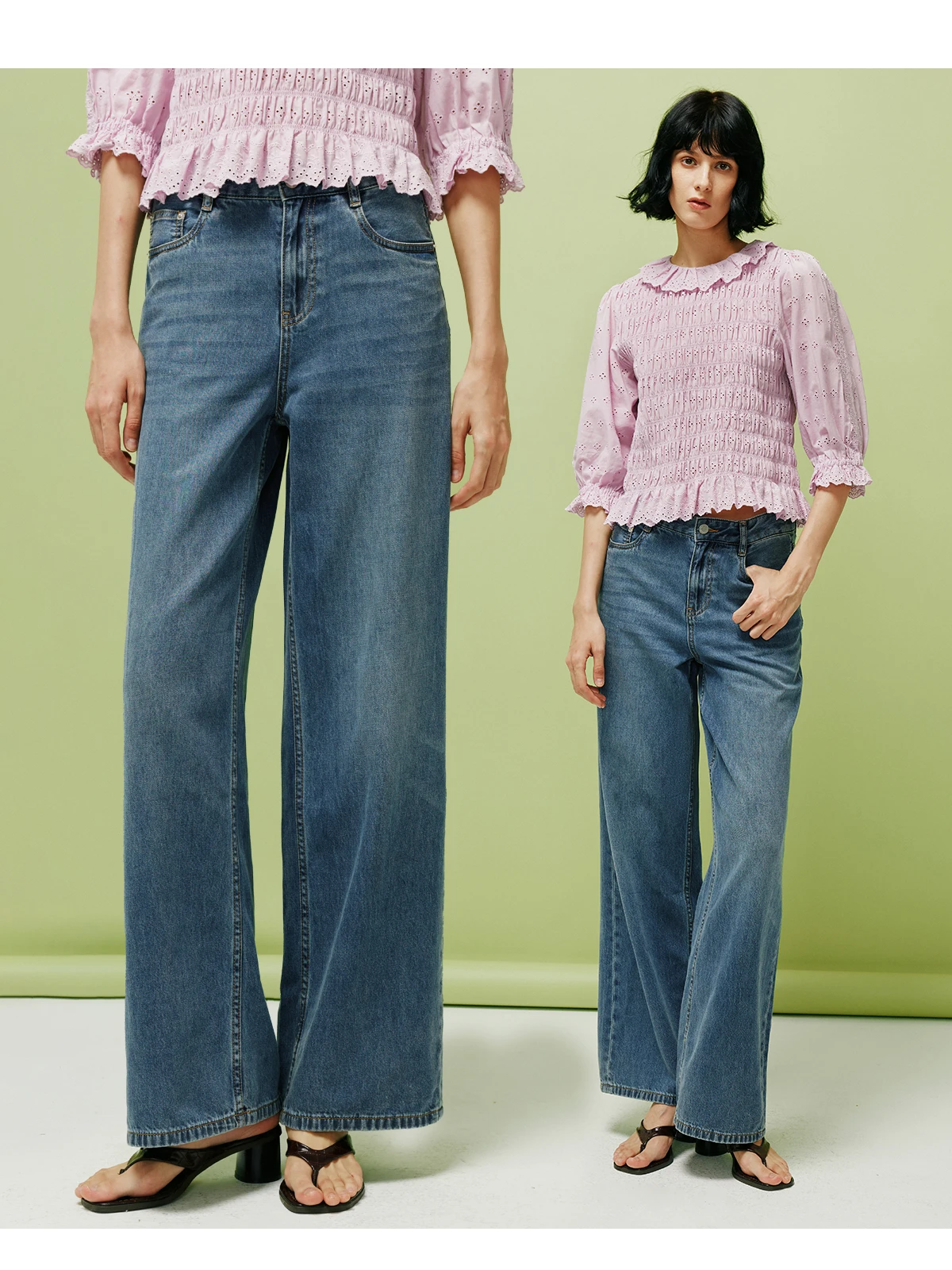 Comfortable Straight Leg Wide Leg Jeans Lightweight No Stress Signature Combed Cotton Lyocell Jeans Versatile Straight Cut Jeans
Comfortable Straight Leg Wide Leg Jeans Lightweight No Stress Signature Combed Cotton Lyocell Jeans Versatile Straight Cut Jeans