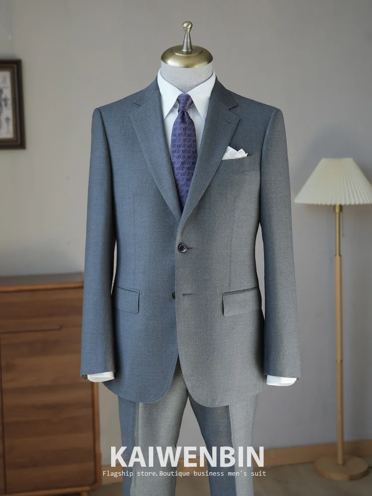 Men's Suit 2-Piece Solid Color Pure Wool Business Suit Blazer And Trousers For Wedding Banquet Conference Formal Wear Custom Tai
Men's Suit 2-Piece Solid Color Pure Wool Business Suit Blazer And Trousers For Wedding Banquet Conference Formal Wear Custom Tai