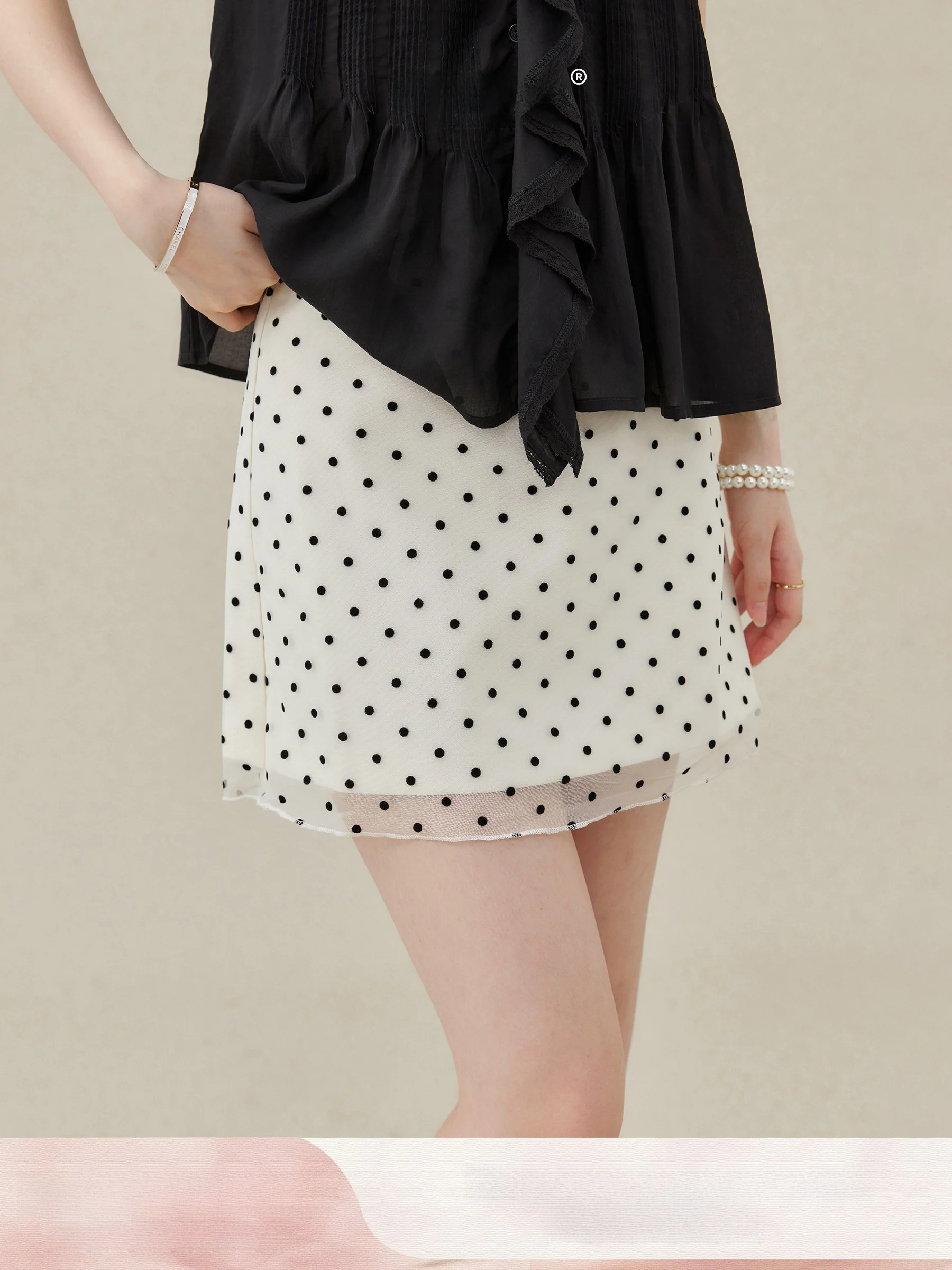 High Waist Polka Dot A-Line Skirt for Girls Summer Slimming Short Skirt Oranges And Beige Half Body Skirts Women's Fashion
High Waist Polka Dot A-Line Skirt for Girls Summer Slimming Short Skirt Oranges And Beige Half Body Skirts Women's Fashion