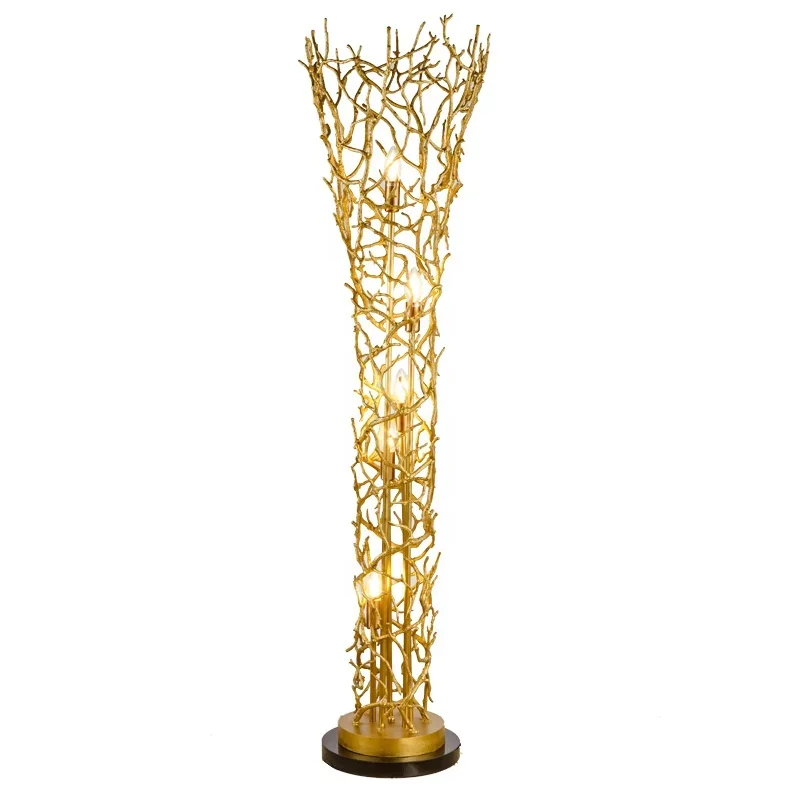 Luxury modern style floor lamp, brass marble material led lamp, convenient, practical and durable
Luxury modern style floor lamp, brass marble material led lamp, convenient, practical and durable