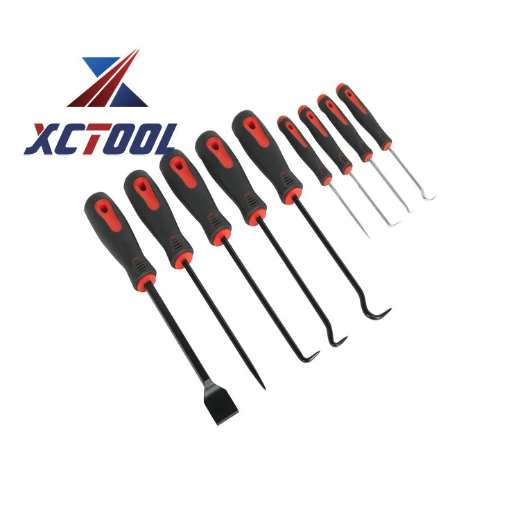 Suitable for 9-piece oil seal hook set, screwdriver, oil seal puller, disassembly and assembly, oil seal prying, O-ring disassem
Suitable for 9-piece oil seal hook set, screwdriver, oil seal puller, disassembly and assembly, oil seal prying, O-ring disassem