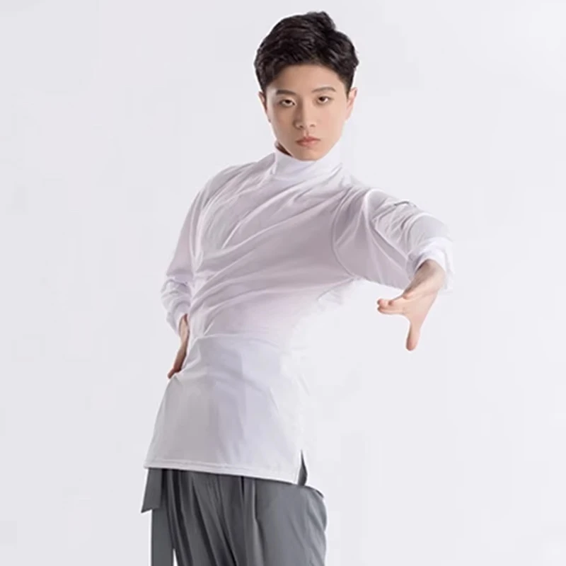 Latin Dance Top For Men White Long Sleeve Top ChaCha Ballroom Rumba Dance Practice Wear Male Latin Training Dancewear Black 1871
Latin Dance Top For Men White Long Sleeve Top ChaCha Ballroom Rumba Dance Practice Wear Male Latin Training Dancewear Black 1871