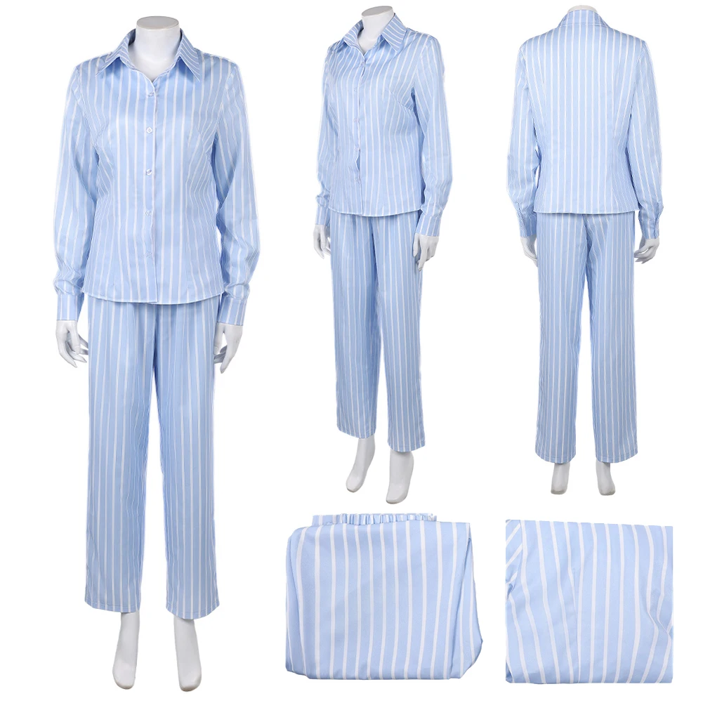 2026 Live Action TV Pirate Women Nami Cosplay Costume Fantaisa Clothing Blue Stripe Tops Pants Set Clothing Halloween Party Suit
2026 Live Action TV Pirate Women Nami Cosplay Costume Fantaisa Clothing Blue Stripe Tops Pants Set Clothing Halloween Party Suit
