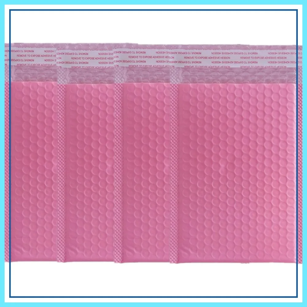 12 Pack Bubble Mailers 4x6 Inch Padded Envelopes Self Seal Pink Poly Bags
12 Pack Bubble Mailers 4x6 Inch Padded Envelopes Self Seal Pink Poly Bags