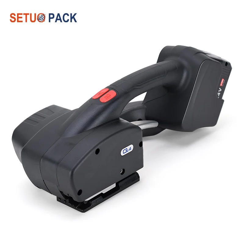 Q4 Automatic Plastic Handheld Single Button Battery Powered Electric Strapping Tool
Q4 Automatic Plastic Handheld Single Button Battery Powered Electric Strapping Tool