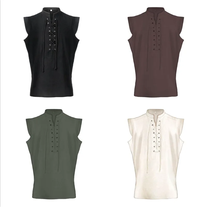 Renaissance Commoner Men's Costume Halloween Medieval Retro Performance Top Vest Ethnic Stage Wear Polyester Fiber 100%
Renaissance Commoner Men's Costume Halloween Medieval Retro Performance Top Vest Ethnic Stage Wear Polyester Fiber 100%