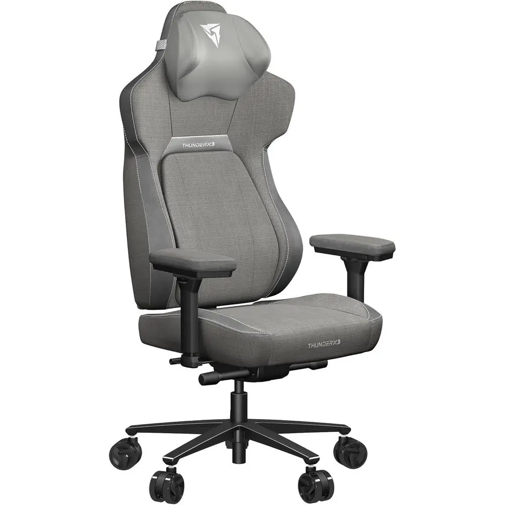 Ergonomic High-Back Office Chair with 360° Adjustable Lumbar Support and Multi-Position Footrest, Light Grey Fabric
Ergonomic High-Back Office Chair with 360° Adjustable Lumbar Support and Multi-Position Footrest, Light Grey Fabric