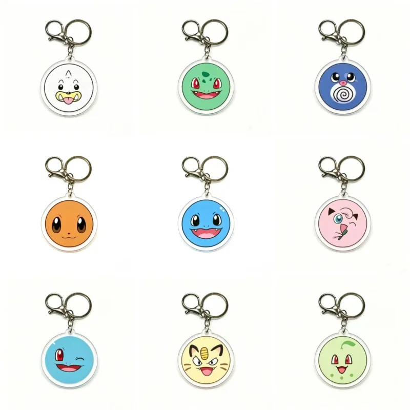 Poliwag Meowth Squirtle Bulbas Fennekin PIkavhu Sableye Original Acrylic Handmade Cute Cartoon Anime Keychain Pendant Toy Gift
Poliwag Meowth Squirtle Bulbas Fennekin PIkavhu Sableye Original Acrylic Handmade Cute Cartoon Anime Keychain Pendant Toy Gift