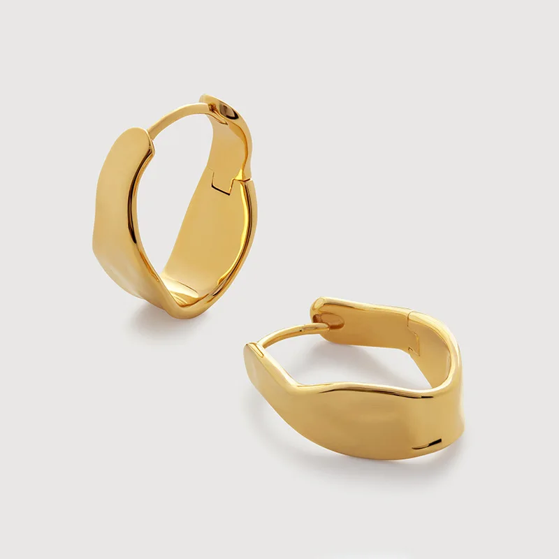 Dave&di Amazon's New 925 Sterling Silver Asymmetrical Circular Gold-plated Earrings With A Niche Design Feel, Popular Among Inte
Dave&di Amazon's New 925 Sterling Silver Asymmetrical Circular Gold-plated Earrings With A Niche Design Feel, Popular Among Inte
