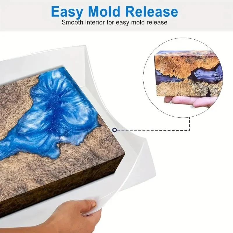 A Large Rectangular Silicone Mold Suitable for Handmade Cold Soap And Bread - Grade, Can Withstand Heat Up to 428°F
A Large Rectangular Silicone Mold Suitable for Handmade Cold Soap And Bread - Grade, Can Withstand Heat Up to 428°F