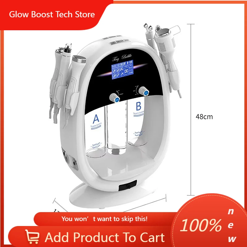 GB6 in 1 Bubble Skin Tightening Hydro Aqua Peel Facial Water Dermabrasion Machine for Facial Skin Care
GB6 in 1 Bubble Skin Tightening Hydro Aqua Peel Facial Water Dermabrasion Machine for Facial Skin Care