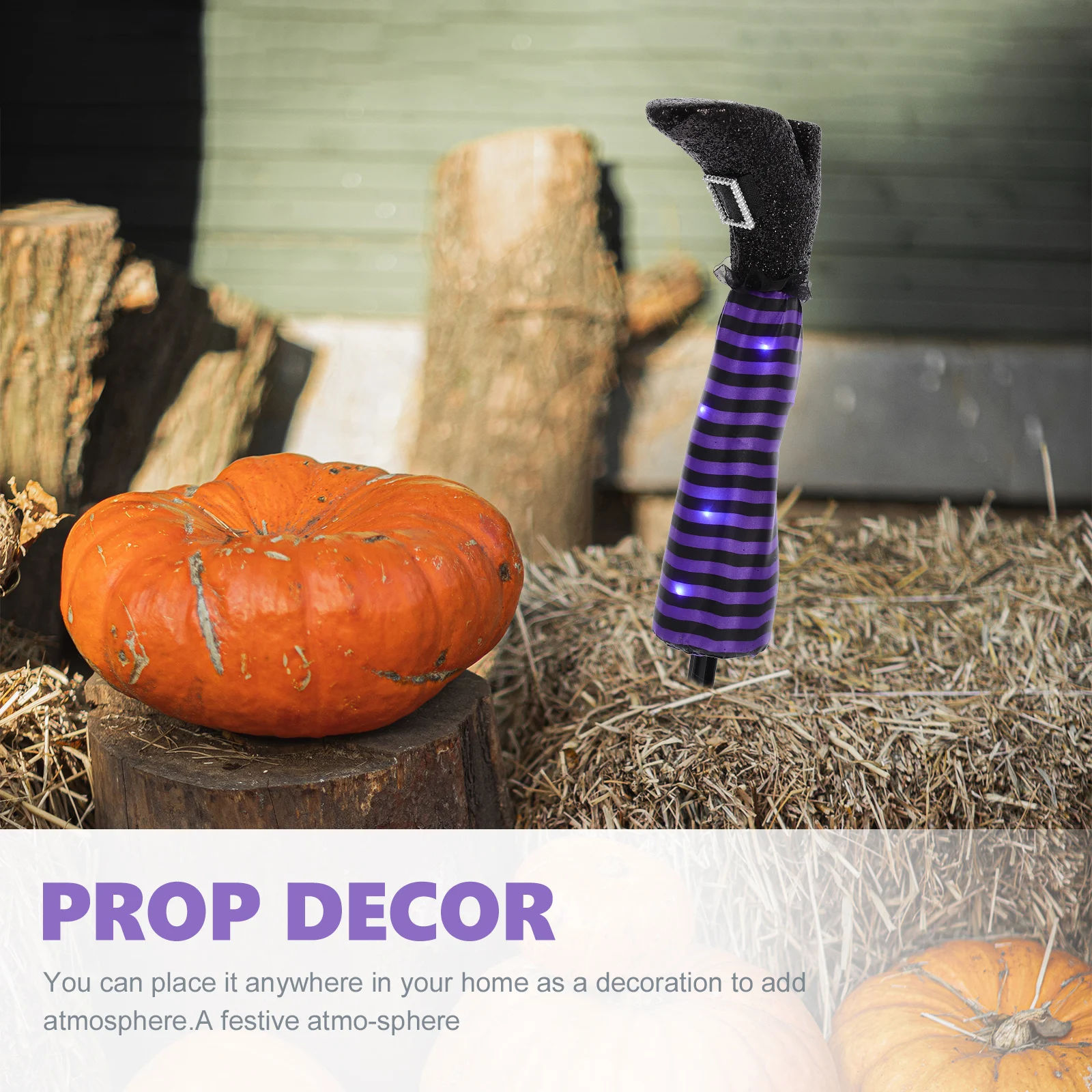 Witch's Legs Garden Insert Outdoor Halloween Decorations Décoration Cosplay Broom Prop Simple
Witch's Legs Garden Insert Outdoor Halloween Decorations Décoration Cosplay Broom Prop Simple