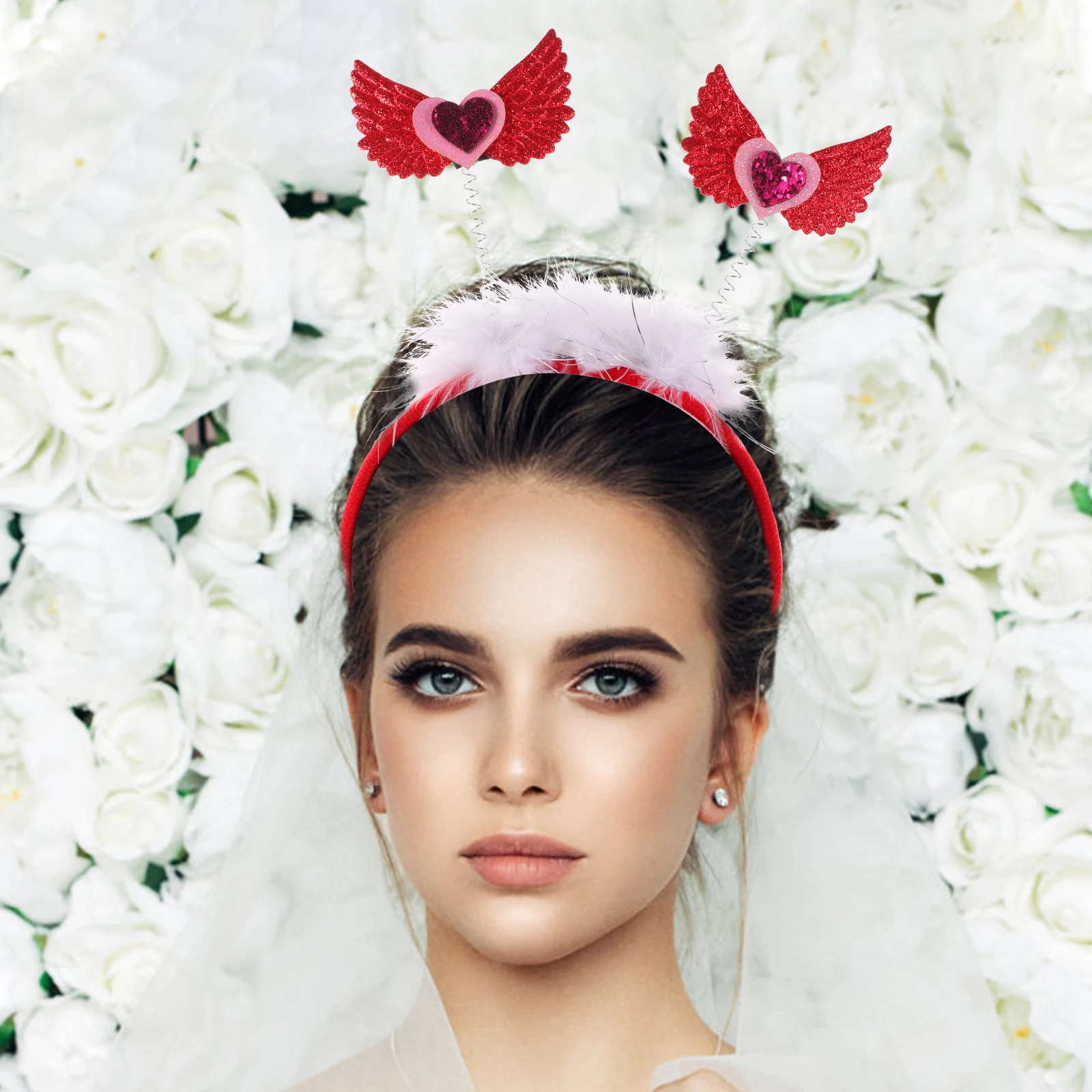 2 Pcs Bridal Accessories Love Headband Hair Bands Valentine's Day Hoop Child Girl Headbands
2 Pcs Bridal Accessories Love Headband Hair Bands Valentine's Day Hoop Child Girl Headbands