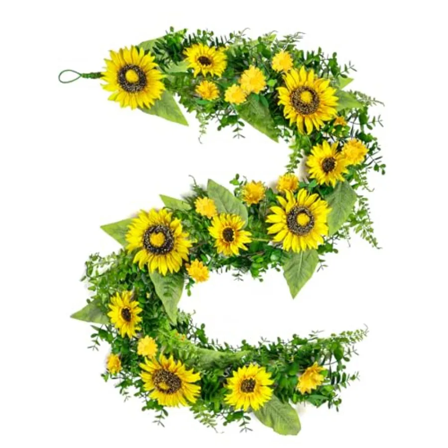6 Ft Spring Summer Sunflower Garland Flower Garland Artificial Floral Wildflower Garlands for Decoration for Indoor Outdoor Wed
6 Ft Spring Summer Sunflower Garland Flower Garland Artificial Floral Wildflower Garlands for Decoration for Indoor Outdoor Wed